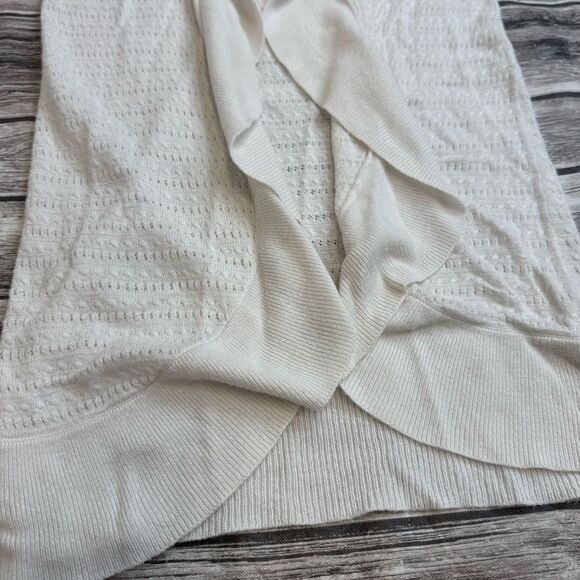 Merona Women's Lightweight Long Sleeve Cardigan White XS Extra Small Long Sleeve - Picture 4 of 12